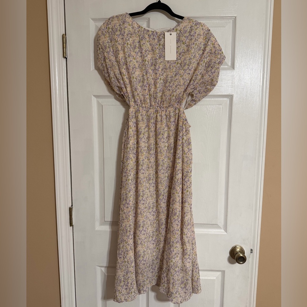 Lush Pastel Floral Dress - Picture 1 of 3
